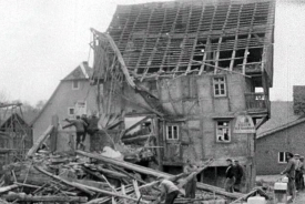 Abriss der Altane im März 1962
