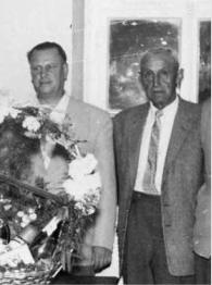 Die Bürgermeister Wilhelm Ziegler (links) und Jakob Kilwy